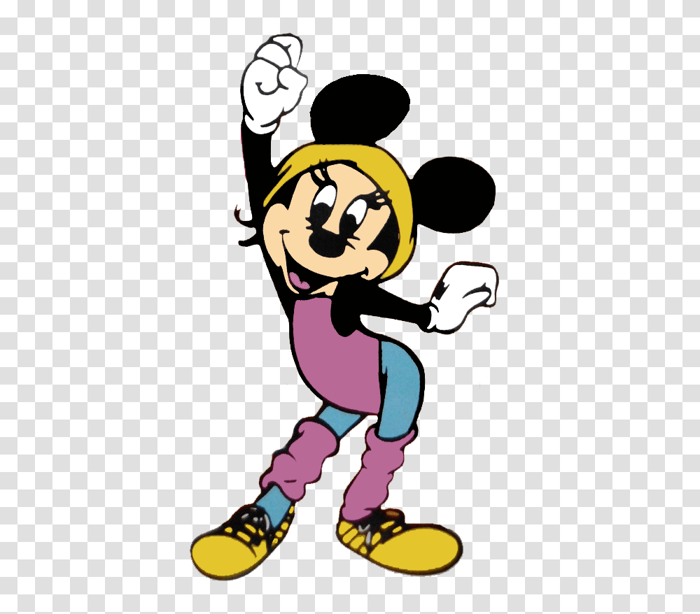 Minnie Getting Her Aerobics Exercise In For The Day Shes Doing, Hand, Fist, Poster, Advertisement Transparent Png