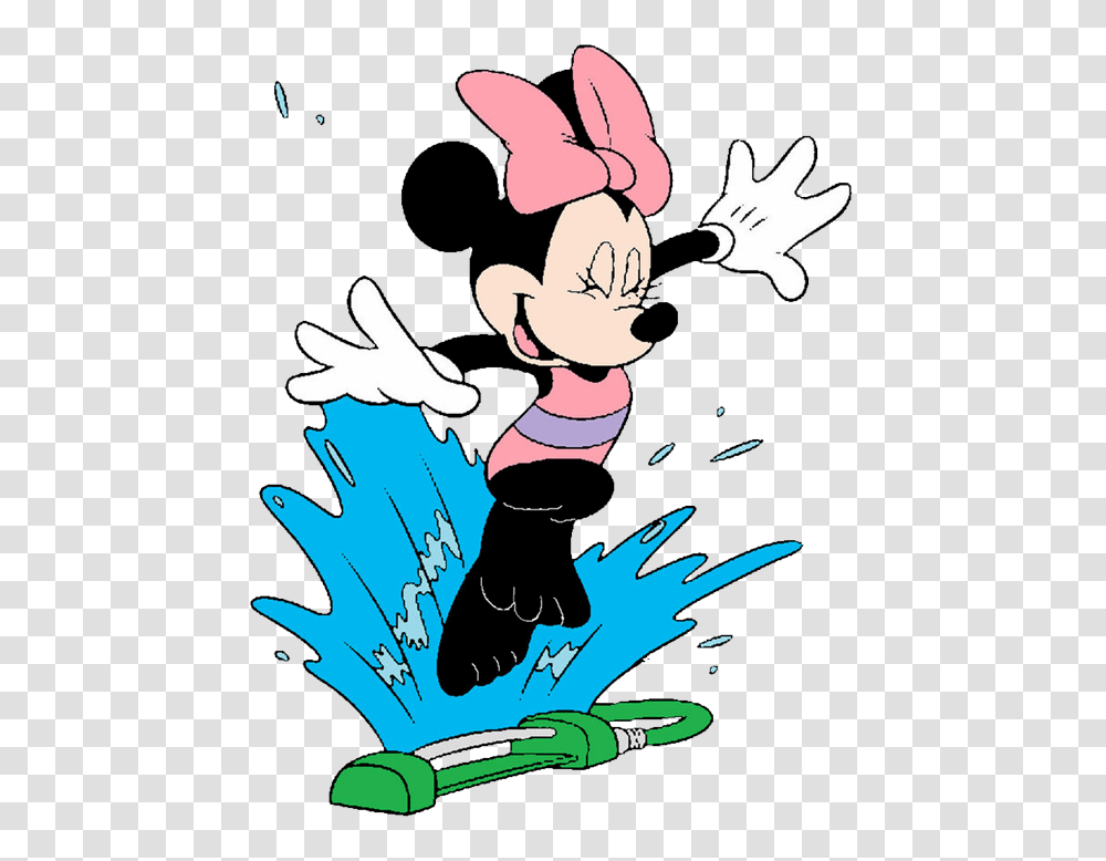 Minnie In Sprinkler Minnie, Poster, Advertisement Transparent Png