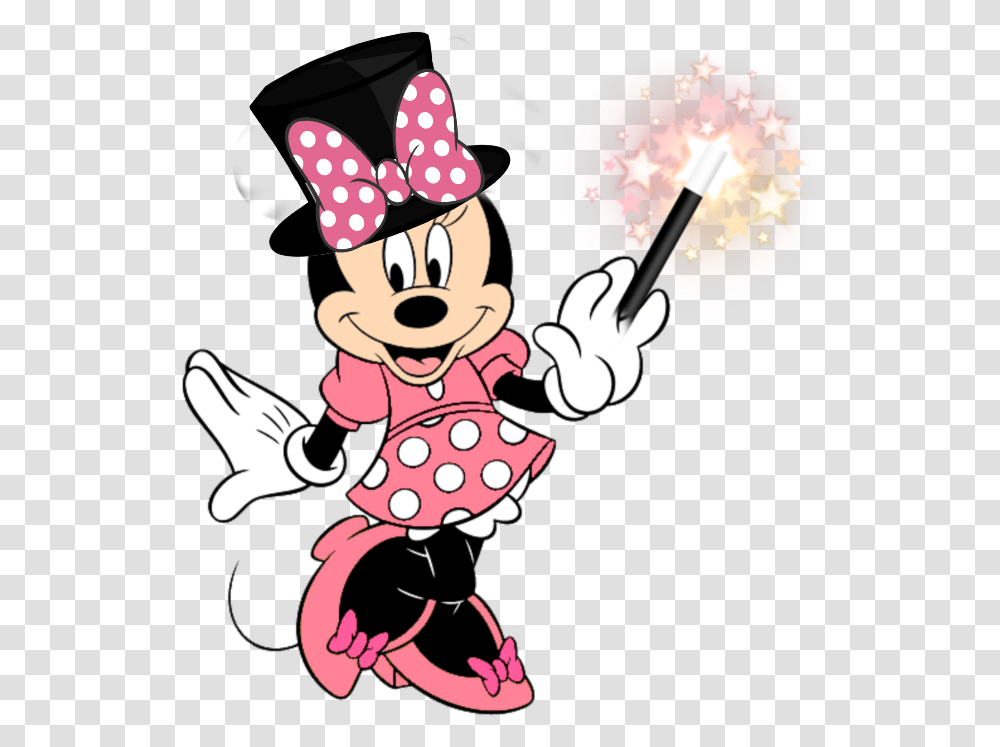 Minnie Magic Circo Circus Rosa Minnie Mouse Cute, Performer, Magician Transparent Png