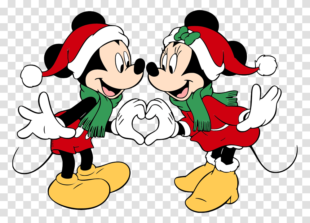 Minnie Mickey Christmas Coloring Page, Kissing, Hug, Plant, Book Transparent Png