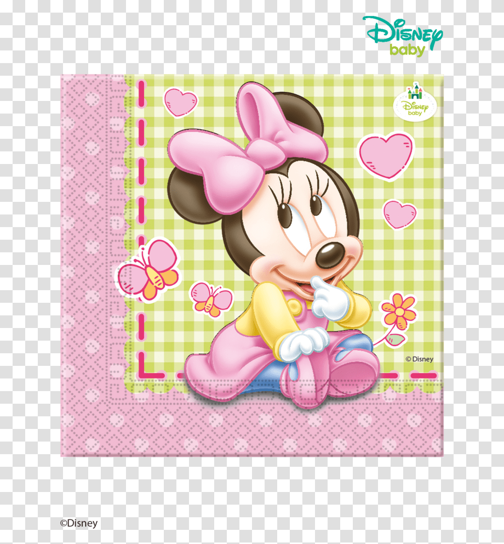Minnie Mouse 1st Birthday, Envelope, Mail, Sweets, Greeting Card Transparent Png