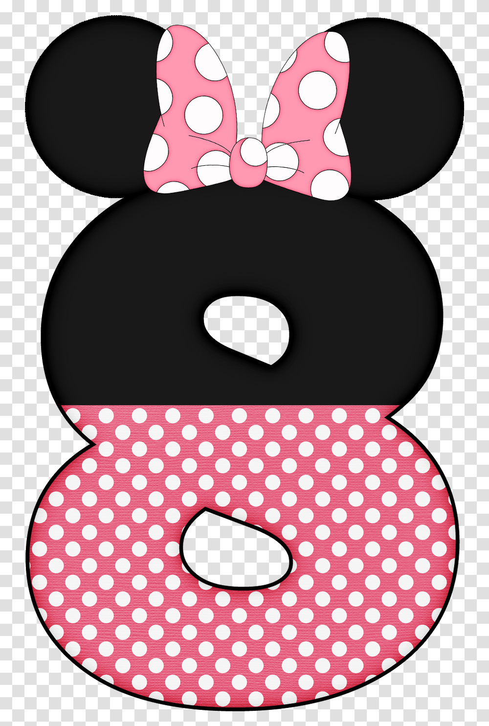 Minnie Mouse 3, Texture, Polka Dot, Purse, Handbag Transparent Png