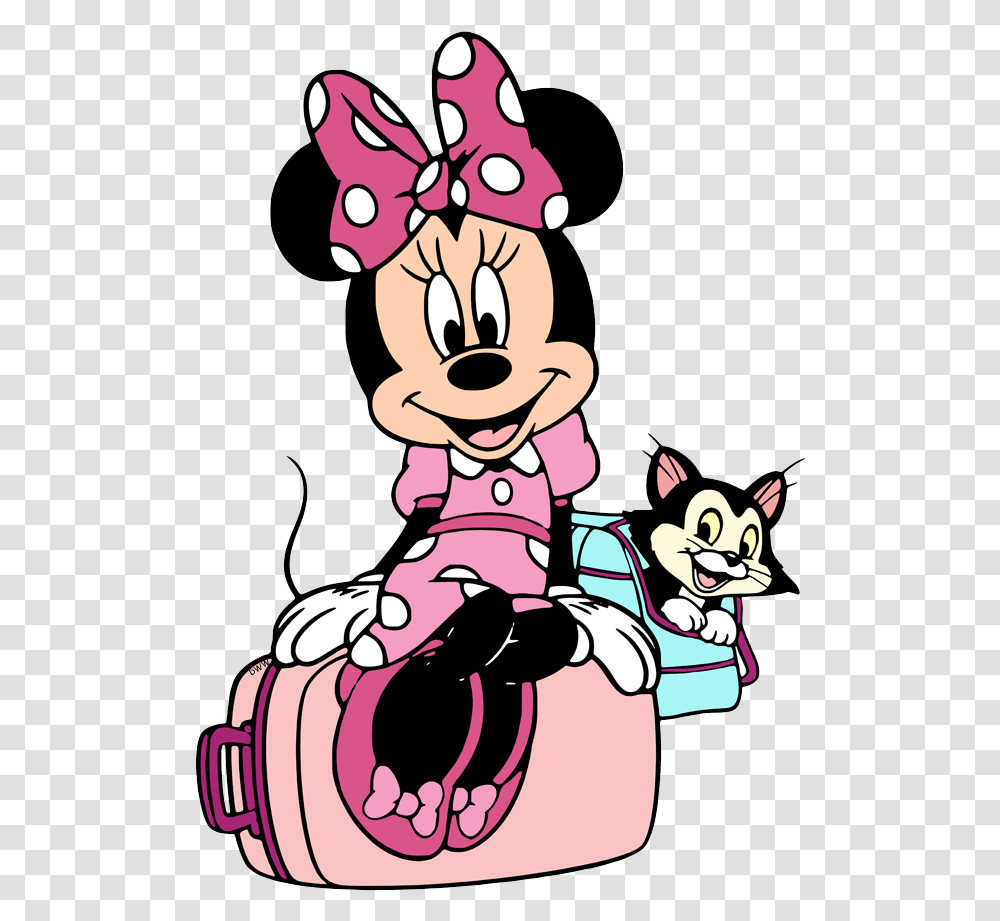 Minnie Mouse And Figaro Coloring Page, Doctor, Performer Transparent Png