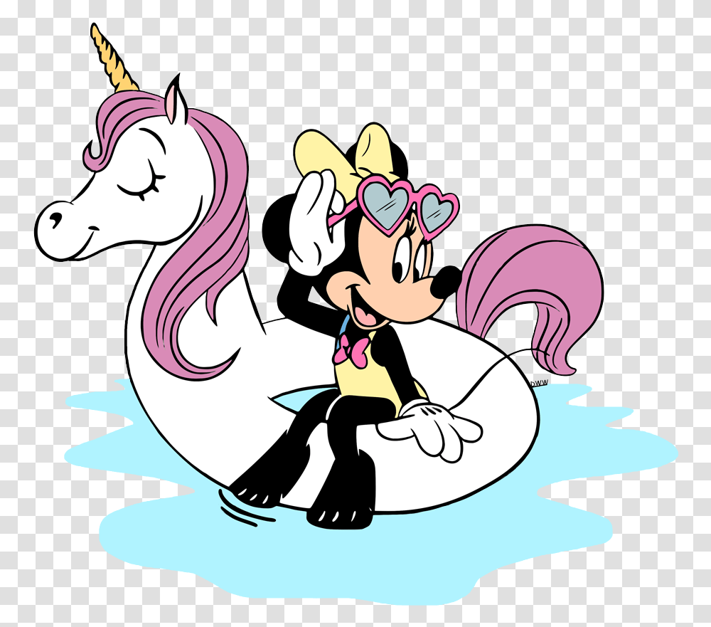Minnie Mouse And Unicorn, Book, Comics Transparent Png