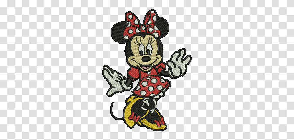 Minnie Mouse, Applique, Plush, Toy, Pattern Transparent Png