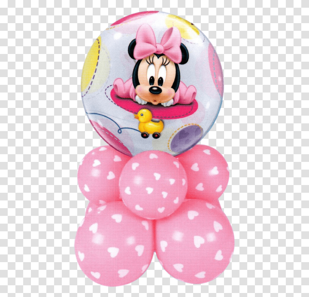 Minnie Mouse Baby Girl Super Shaper Table Decoration Bby Girl Mine Mouse, Texture, Toy, Plush, Ball Transparent Png
