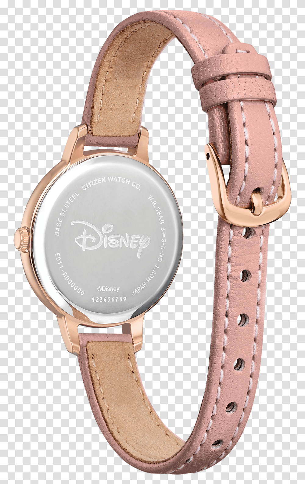 Minnie Mouse Back View Analog Watch, Strap, Wristwatch Transparent Png