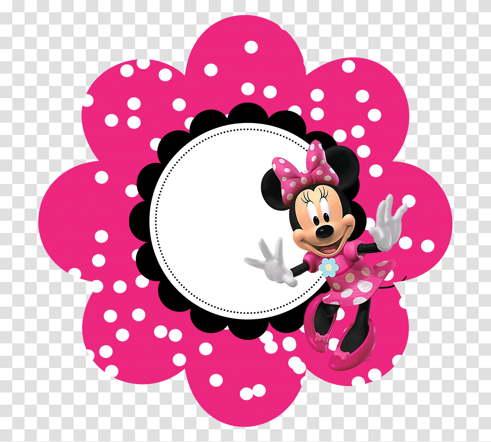 Minnie Mouse Background, Texture, Label Transparent Png