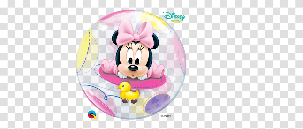 Minnie Mouse Birthday Bubble, Dessert, Food, Cake, Icing Transparent Png