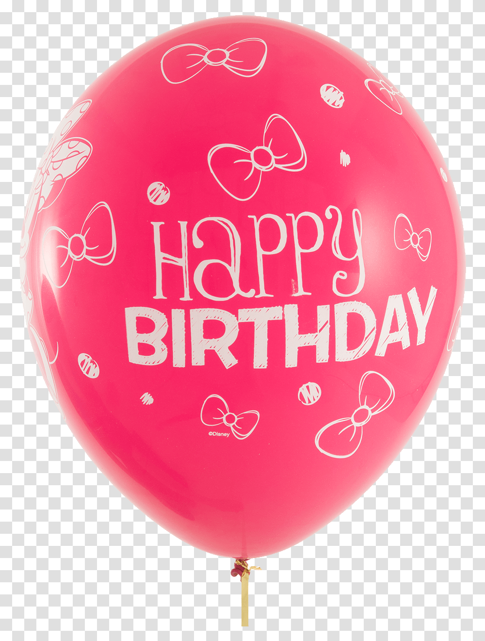 Minnie Mouse Birthday Wild Berry Balloon, Logo, Trademark, Sphere Transparent Png