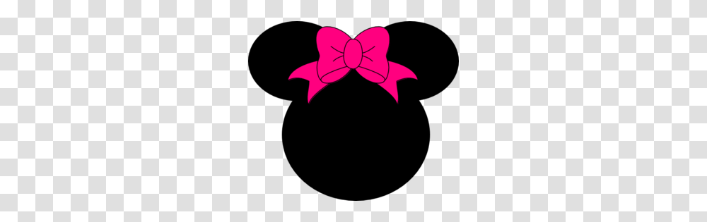 Minnie Mouse Bow No Dots Clip Art, Heart, Flower, Plant, Blossom Transparent Png