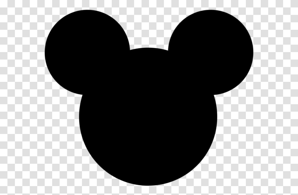 Minnie Mouse Bow Template Mickey Mouse Head Outline, Gray, World Of Warcraft Transparent Png