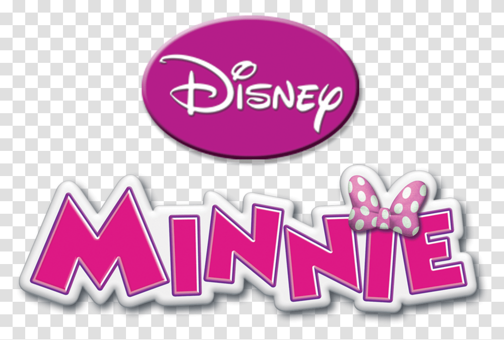 Minnie Mouse Bowtique Disney, Label, Purple Transparent Png