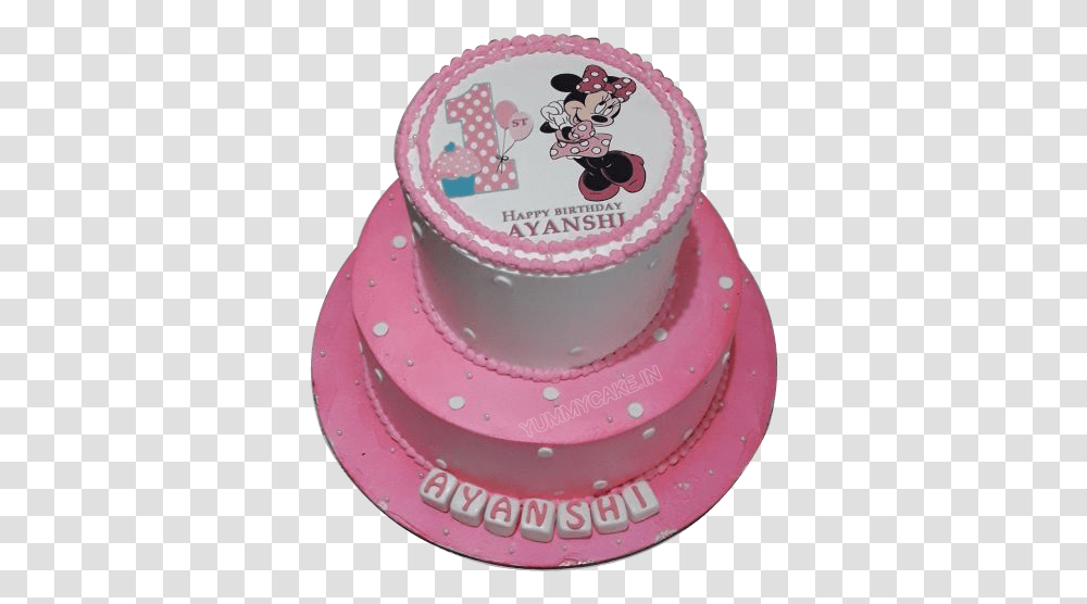 Minnie Mouse Cake 3 Kg Cake Size, Dessert, Food, Birthday Cake, Wedding Cake Transparent Png