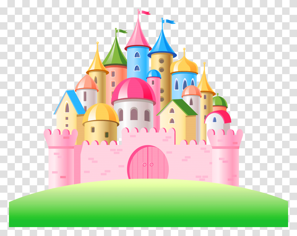 Minnie Mouse Castle Download Minnie Mouse Castle Background, Birthday Cake, Dessert, Food Transparent Png