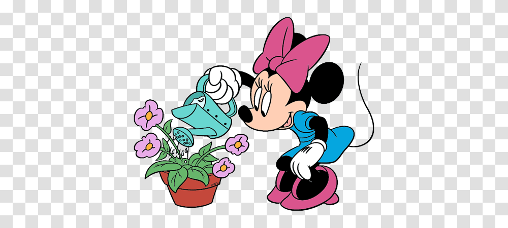 Minnie Mouse Clip Art Disney Clip Art Galore, Washing, Smelling, Petal, Kneeling Transparent Png
