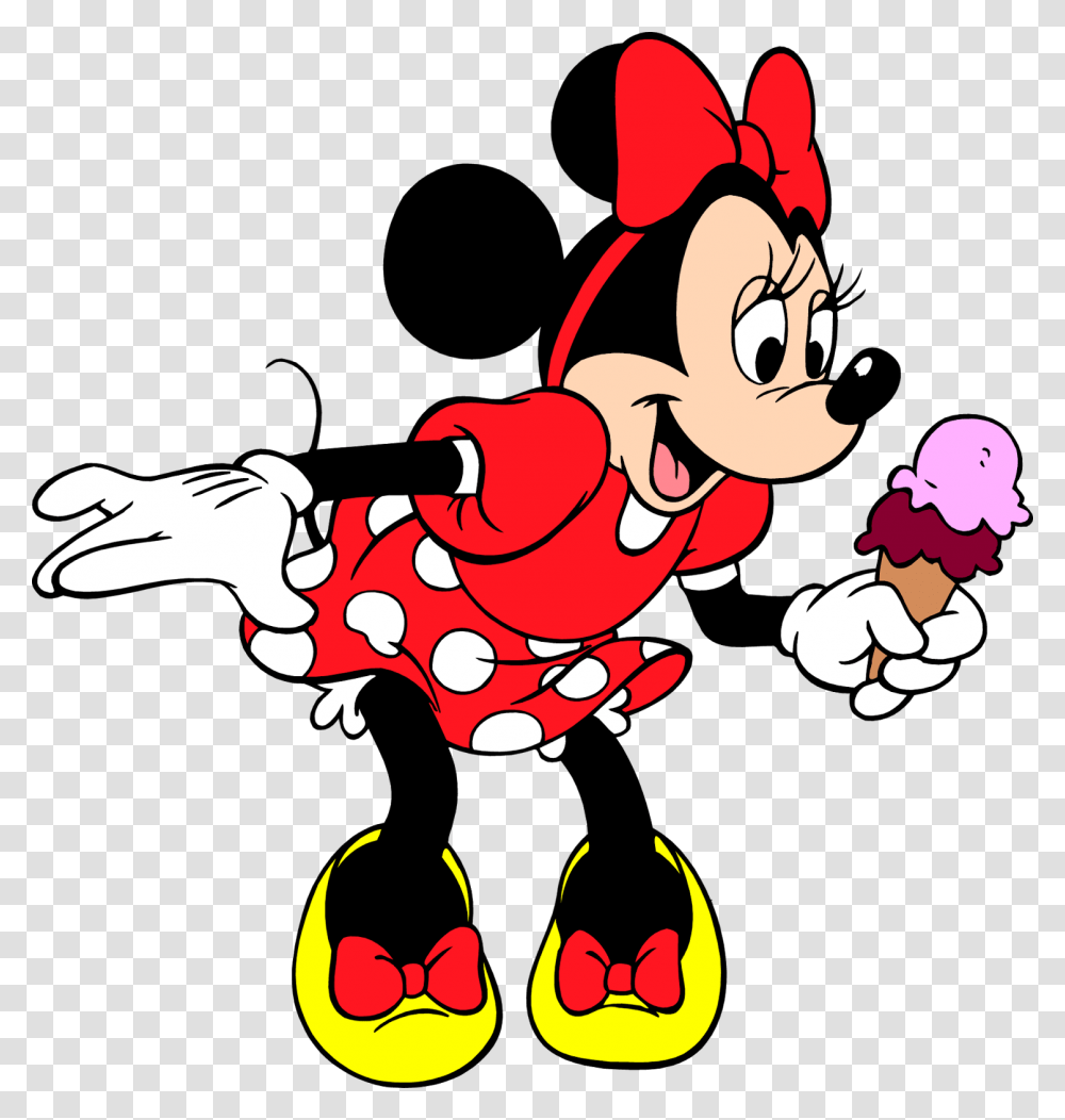 Minnie Mouse Clipart Minnie Mouse Cartoons Mickey Cartoon Characters Minnie Mouse, Apparel, Food Transparent Png