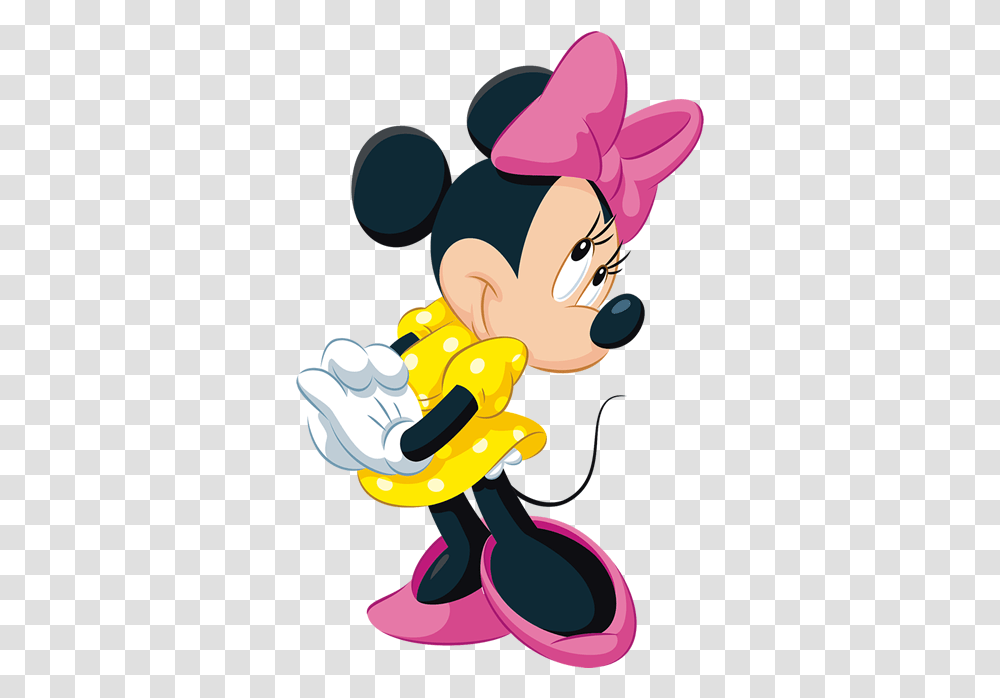 Minnie Mouse, Eating, Food, Smelling Transparent Png