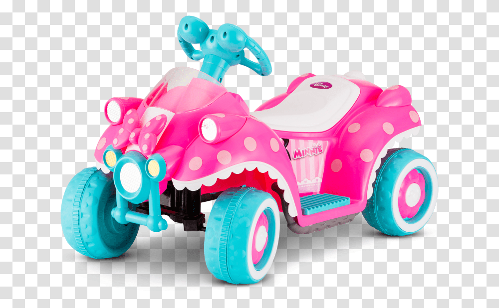 Minnie Mouse Hot Pink Ride, Toy, Vehicle, Transportation, Buggy Transparent Png