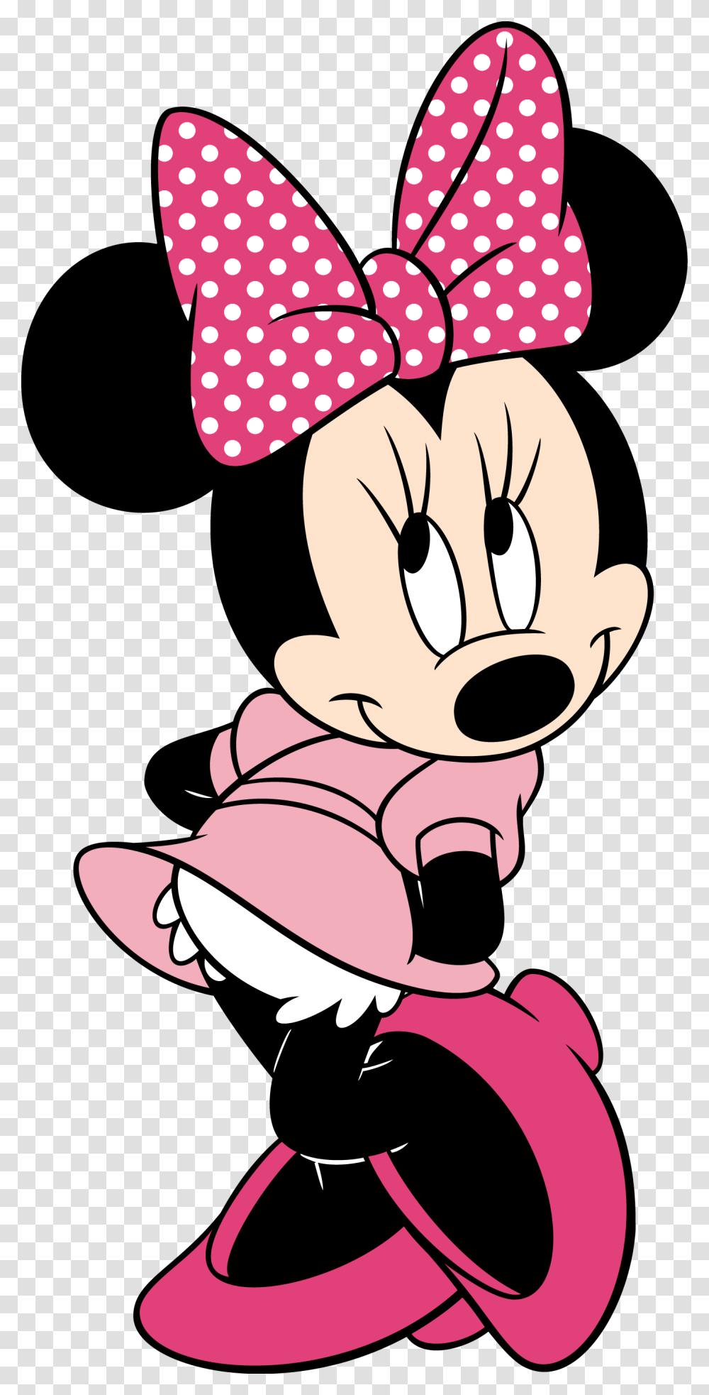 Minnie Mouse Image I Used For Table Decoration Reverse It Transparent Png