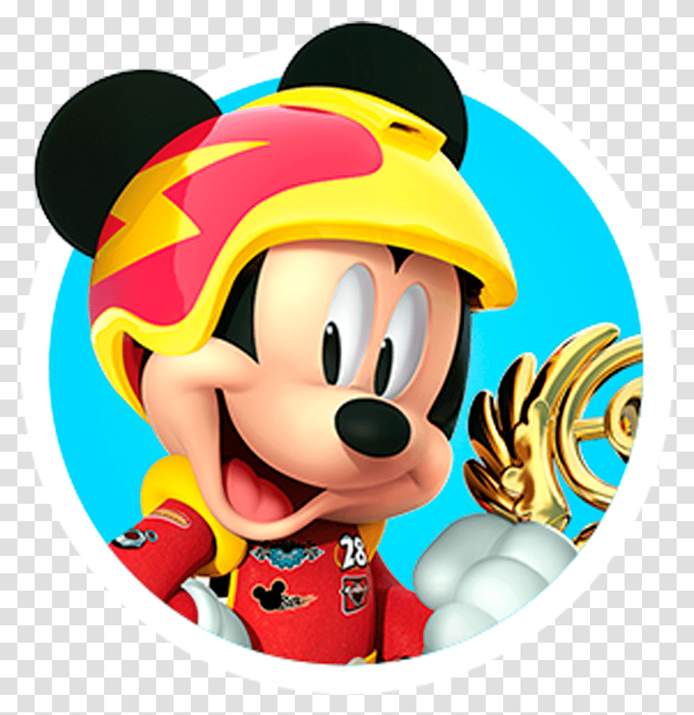 Minnie Mouse In Mickey Roadster Racers, Super Mario, Helmet, Apparel Transparent Png