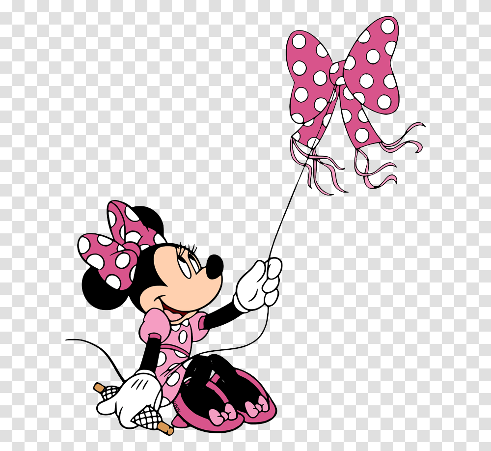 Minnie Mouse Kite, Drawing Transparent Png
