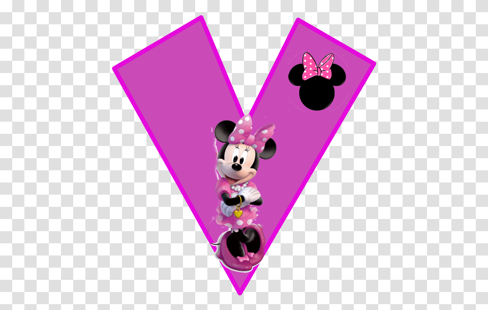 Minnie Mouse Letters E, Purple Transparent Png