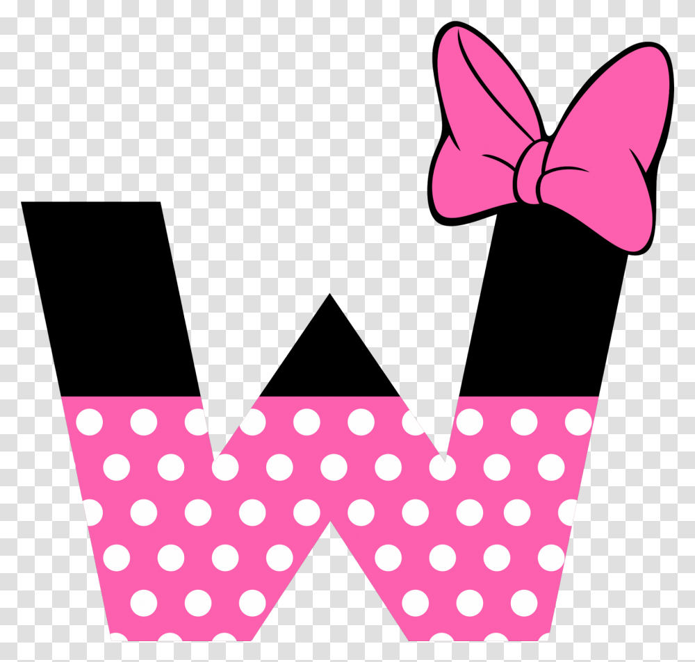 Minnie Mouse Letters, Texture, Polka Dot, Tie, Accessories Transparent Png