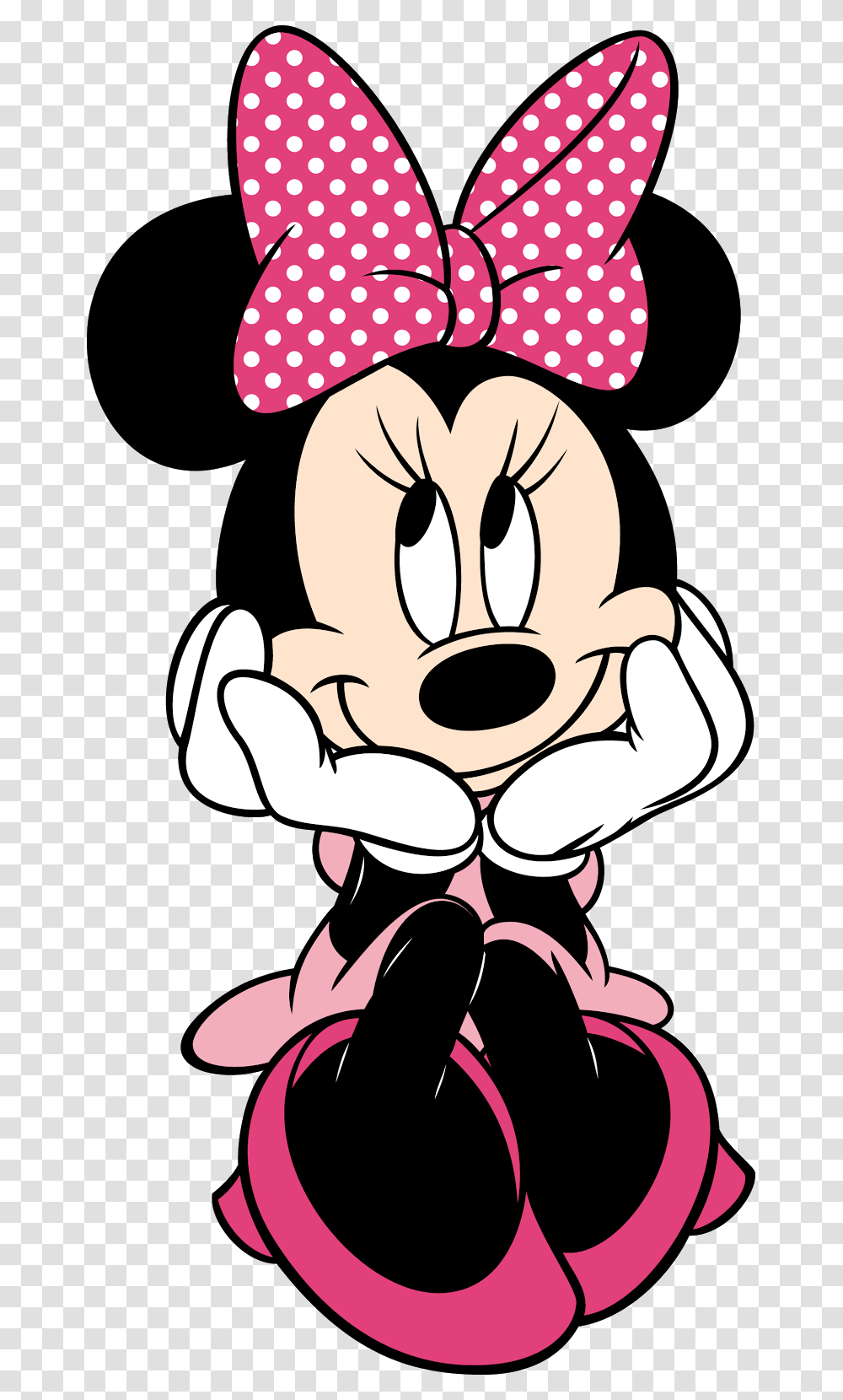 Minnie Mouse Mickey Mouse Clip Art Minnie Download, Book, Comics, Stencil, Manga Transparent Png
