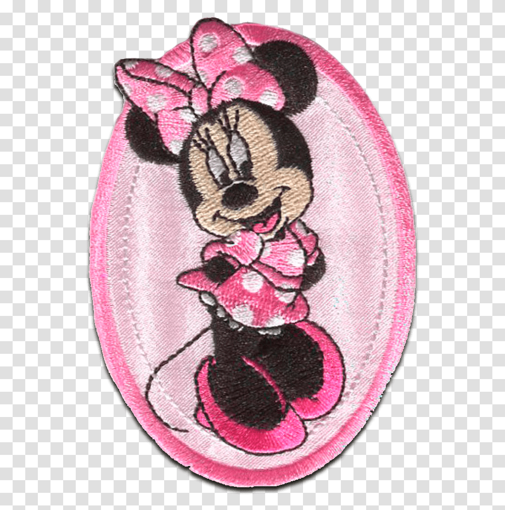 Minnie Mouse Mickey Mouse Embroidered Patch Iron On Bordado De Minnie Mouse, Embroidery, Pattern, Rug, Applique Transparent Png