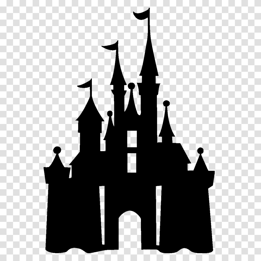 Minnie Mouse Mickey Mouse Magic Kingdom Cinderella Castle, Architecture, Building, Silhouette, Stencil Transparent Png