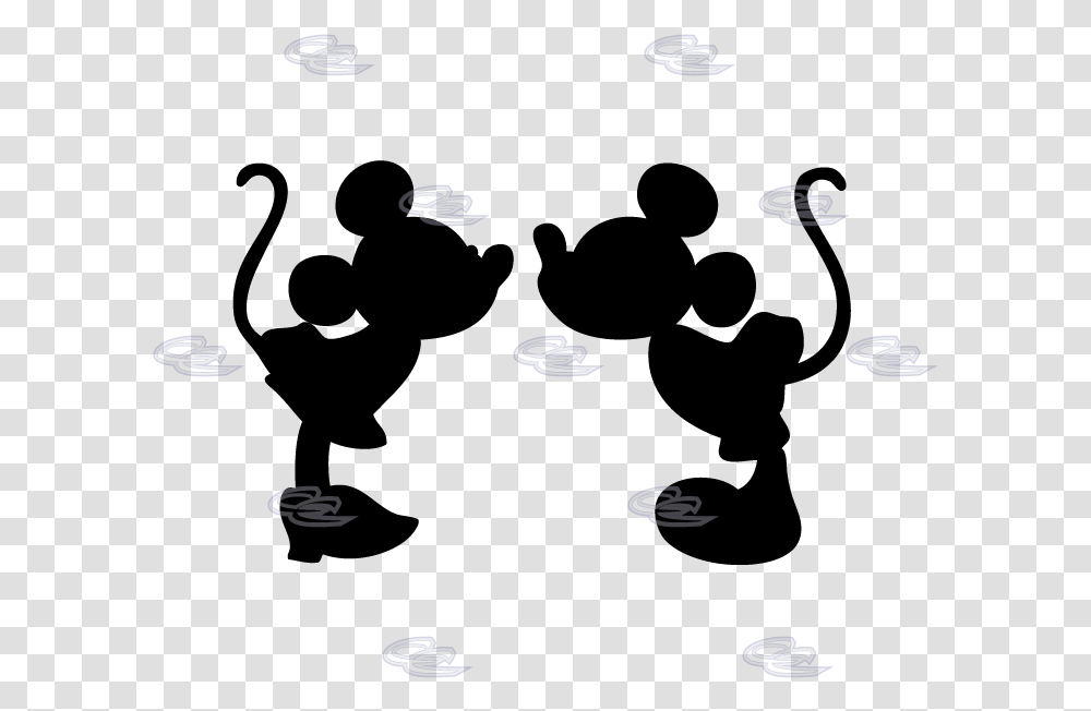 Minnie Mouse Mickey Mouse Silhouette Drawing Clip Art Mickey And Minnie Mouse Kissing, Alphabet, Frisbee Transparent Png