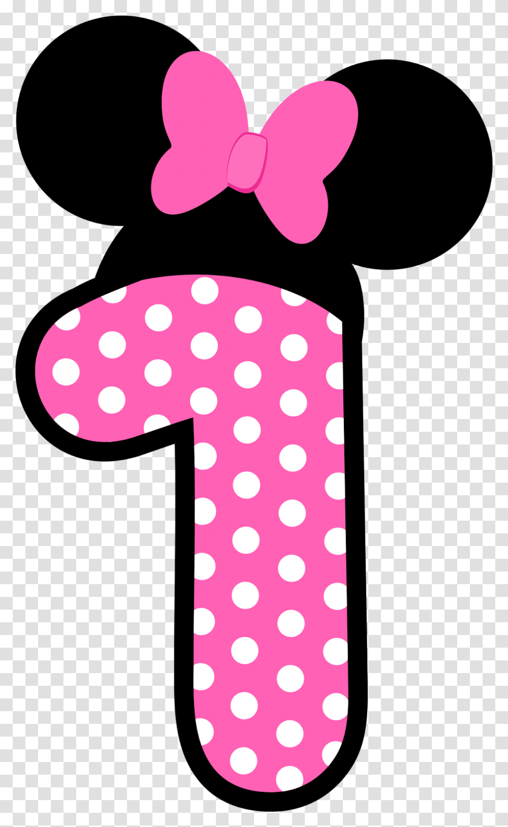 Minnie Mouse Numero, Texture, Polka Dot Transparent Png