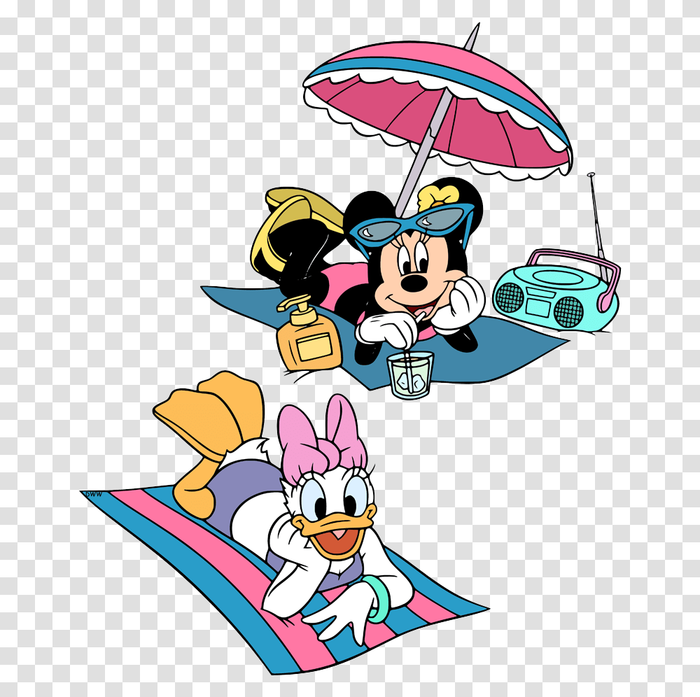Minnie Mouse On The Beach, Book, Statue Transparent Png
