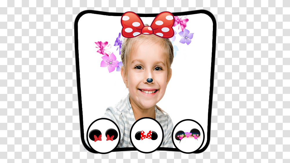 Minnie Mouse Photo Stickers Google Play Review Aso Happy, Person, Text, Sunglasses, Accessories Transparent Png