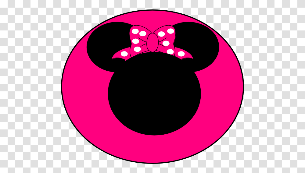 Minnie Mouse Pink Bow Clip Art N2 Free Image Mickey Mouse Head Silhouette, Logo, Symbol, Trademark, Electronics Transparent Png