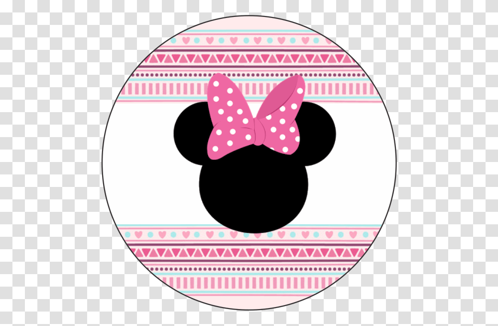 Minnie Mouse Pink, Label, Logo Transparent Png