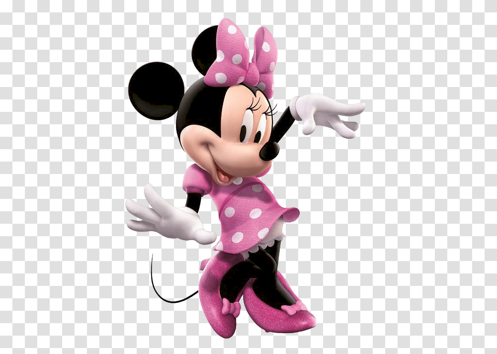 Minnie Mouse Pink, Toy, Figurine, Plush, Doll Transparent Png