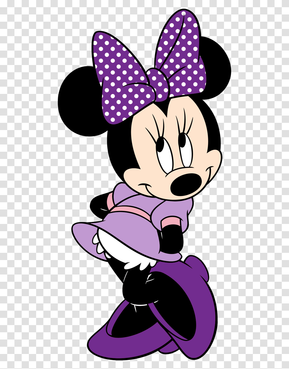 Minnie Mouse Purple, Tie, Accessories, Person Transparent Png