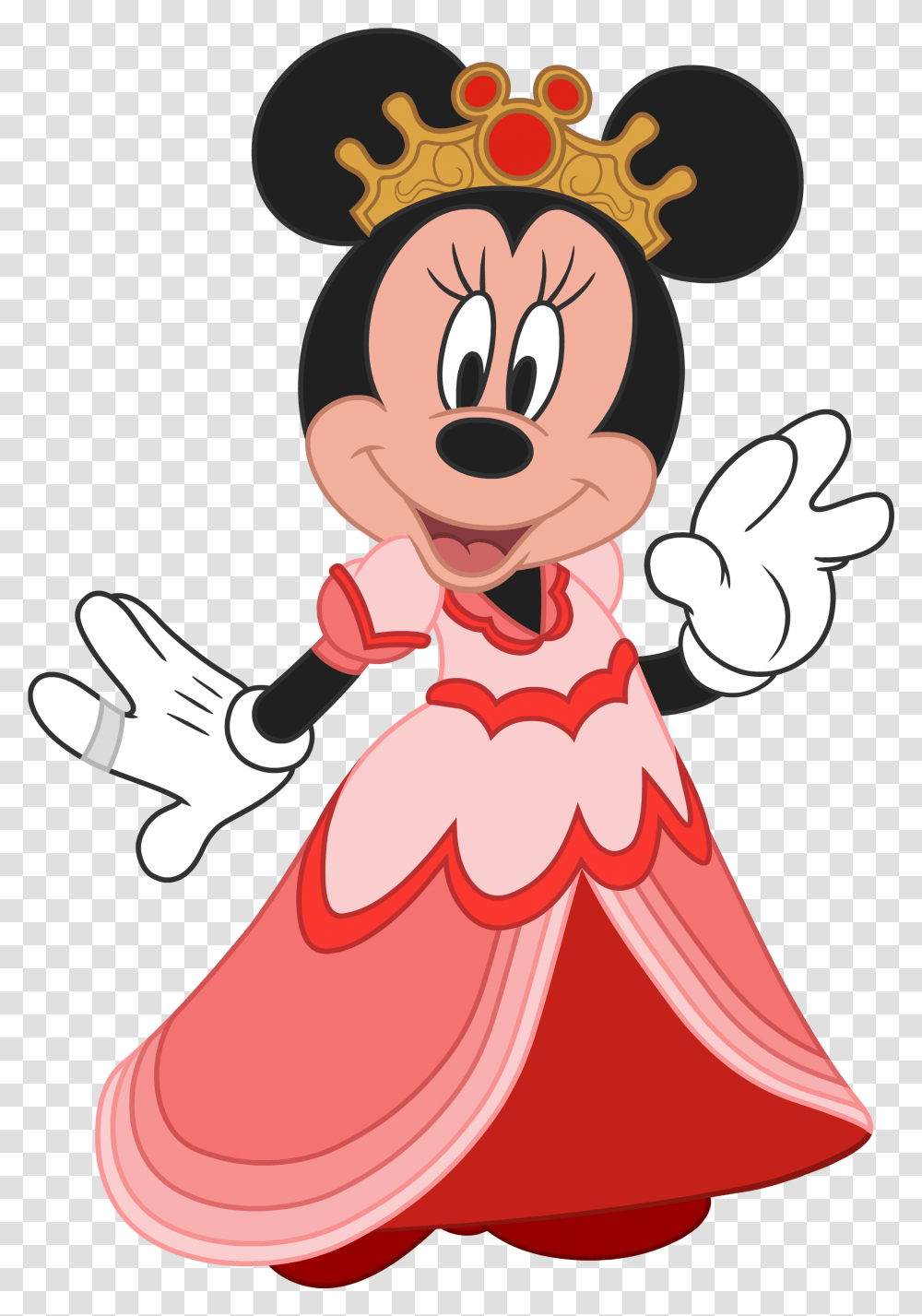 Minnie Mouse Queen Minnie Mouse, Art, Toy, Elf, Figurine Transparent Png