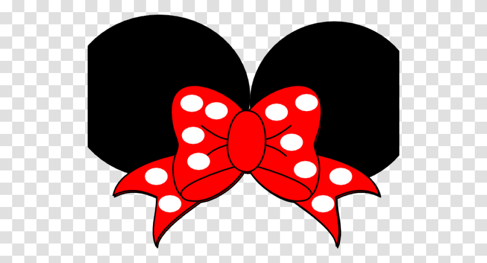 Minnie Mouse Ribbon, Heart, Ornament, Mustache Transparent Png