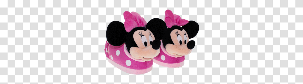 Minnie Mouse Slippers Pink, Cake, Dessert, Food, Plush Transparent Png