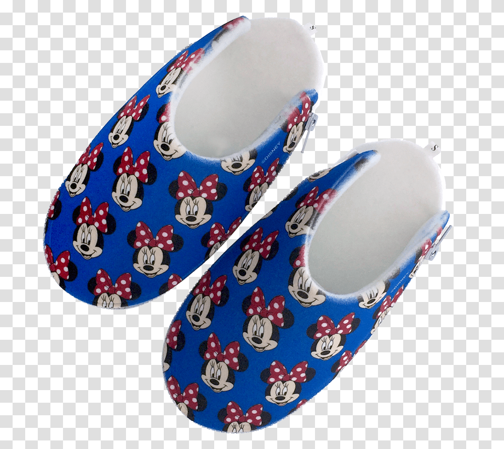 Minnie Mouse Style Red And Blue Mix N Match Zlipperz Slip On Shoe, Bib, Apparel, Footwear Transparent Png