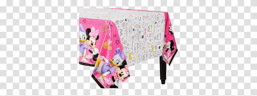 Minnie Mouse Table Cloth Disney Minnie Mouse Tablecloth, Sewing Transparent Png
