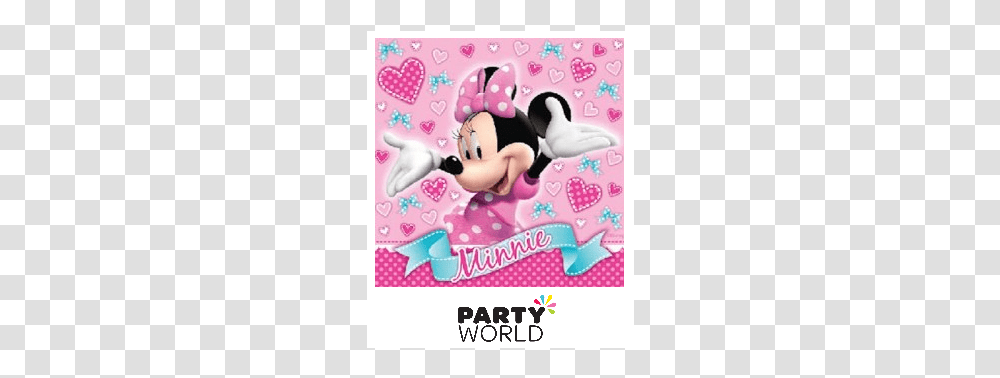 Minnie Mouse Tique Napkins Minnie Mouse Party Supplies, Envelope, Greeting Card, Mail, Figurine Transparent Png