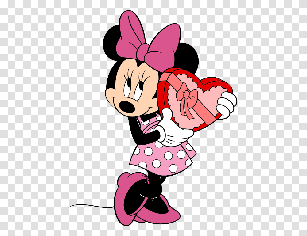Minnie Mouse Valentine Card, Performer, Leisure Activities, Hand Transparent Png