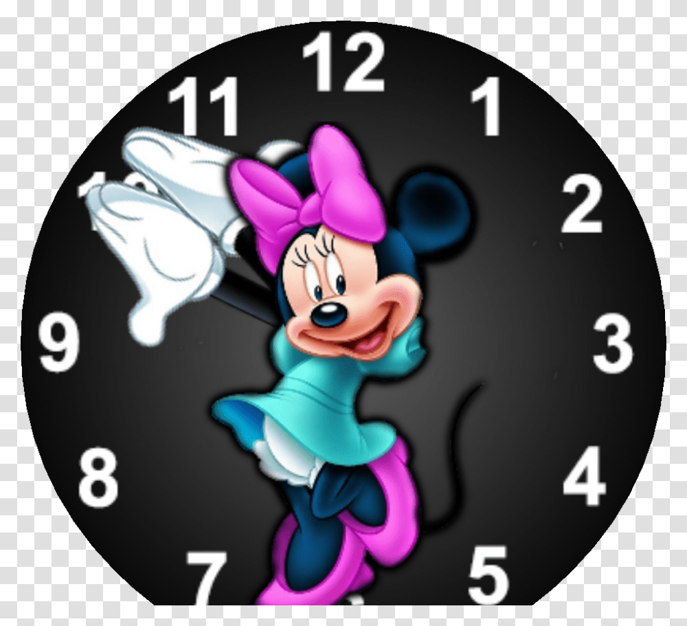 Minnie Mouse Watch Face, Analog Clock, Toy Transparent Png