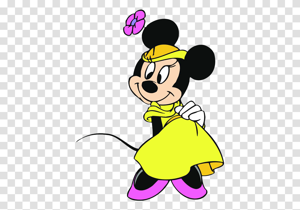 Minnie Mouse Yellow Dress, Performer, Elf Transparent Png