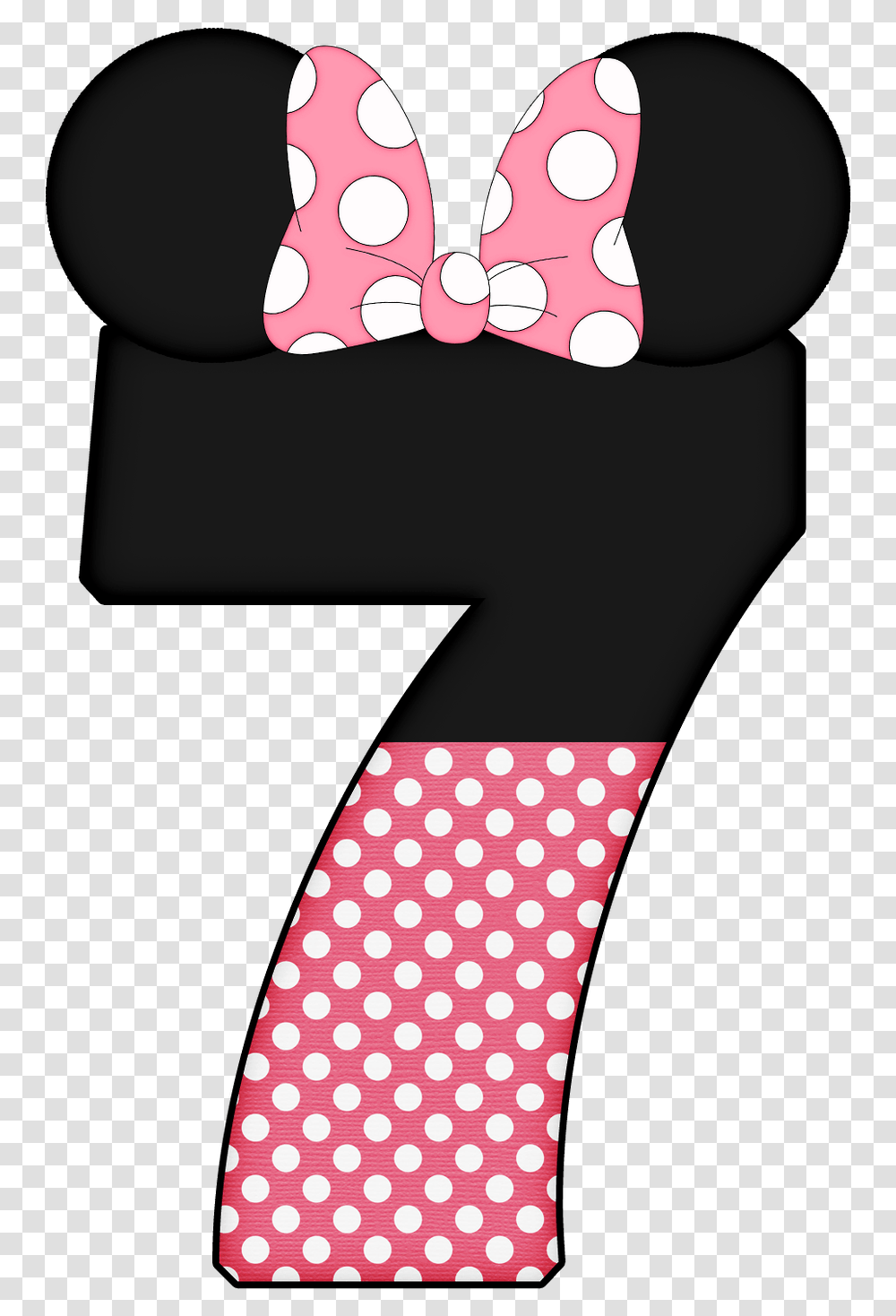 Minnie, Number, Tie Transparent Png