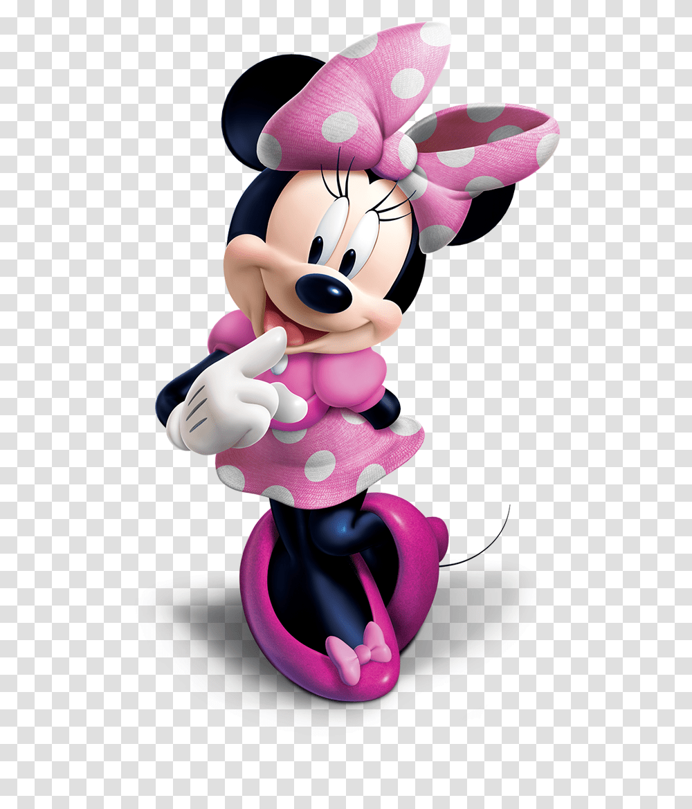 Minnie Personajes De Mickey Mouse, Toy, Purple Transparent Png